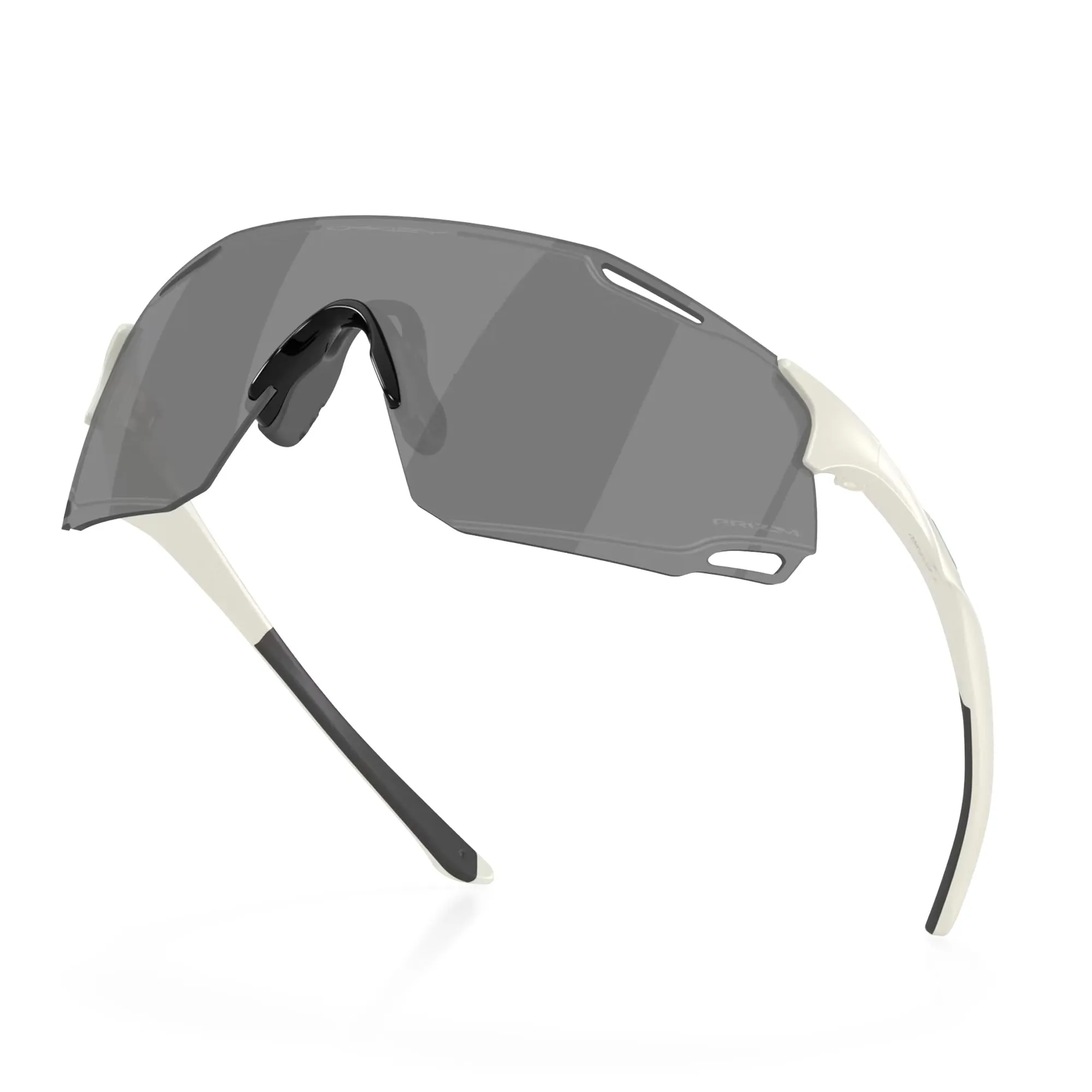 Oakley Cybr Dyno Glasses - Polished white prizm road