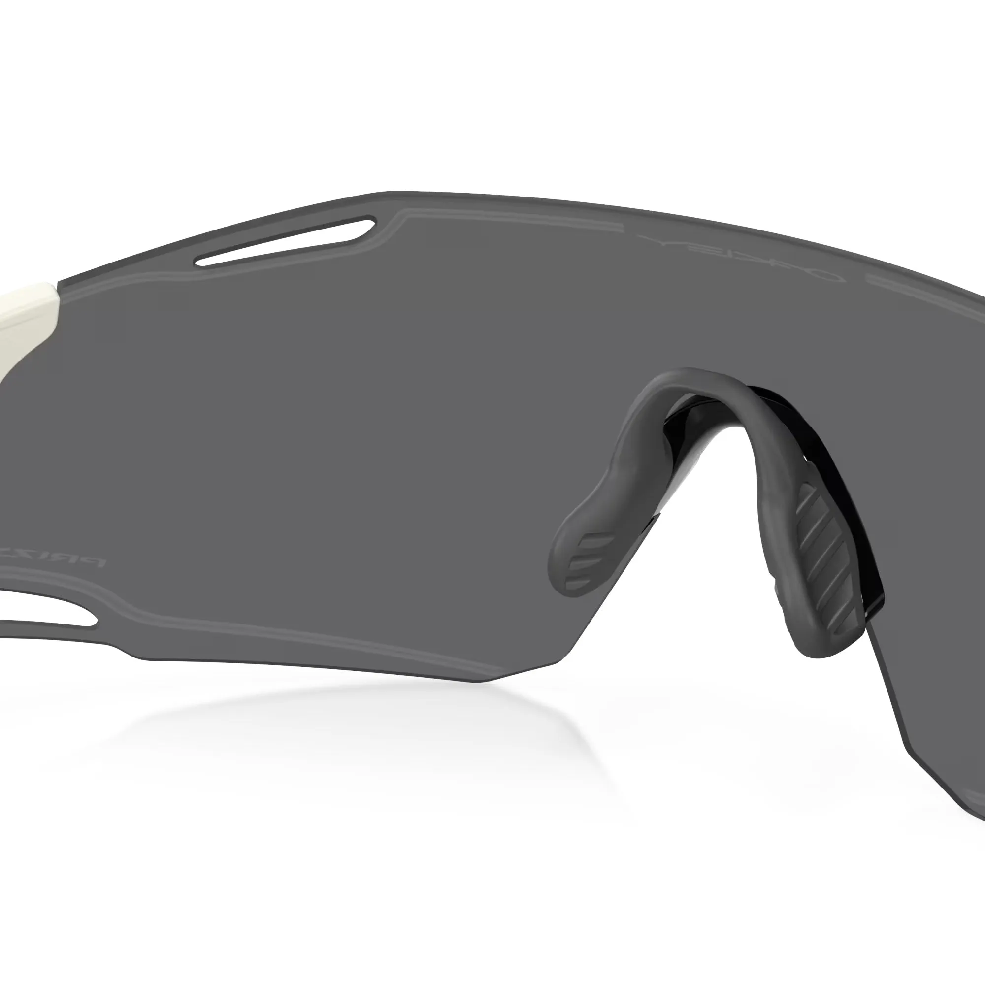 Oakley Cybr Dyno Glasses - Polished white prizm road