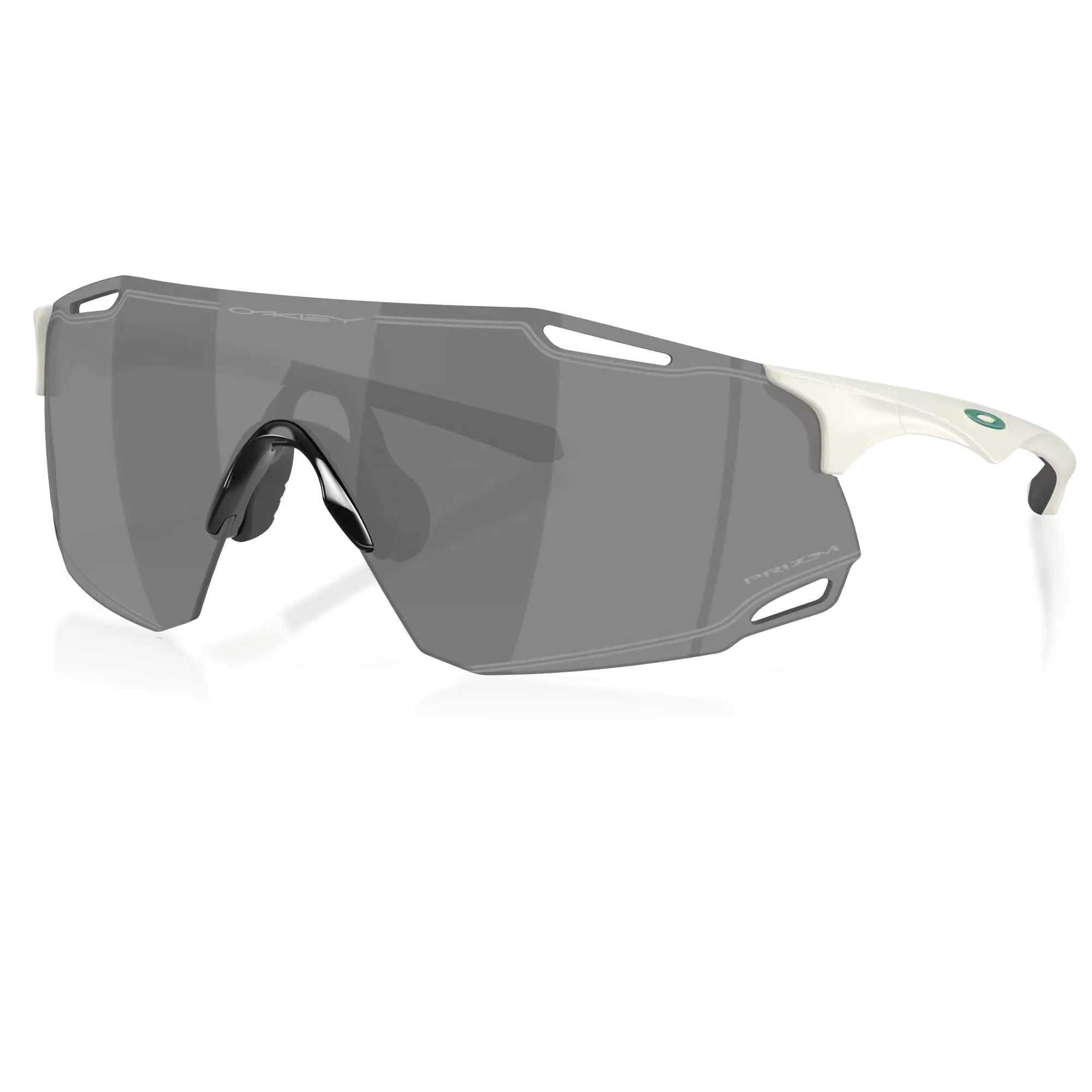 Oakley Cybr Dyno Glasses - Polished white prizm road