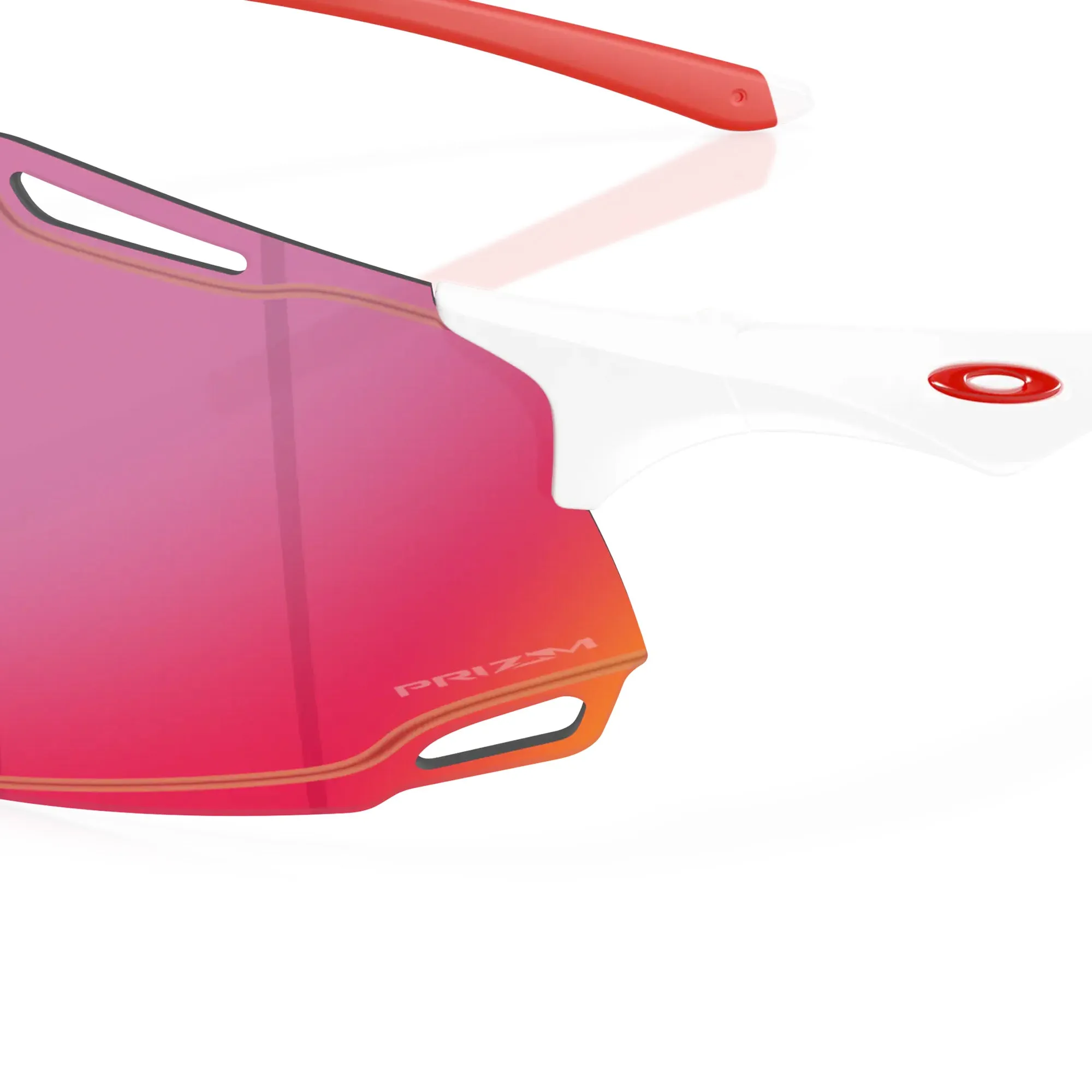 Oakley Cybr Dyno Glasses - Polished white prizm road