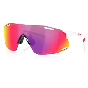 Oakley Cybr Dyno Glasses - Polished white prizm road