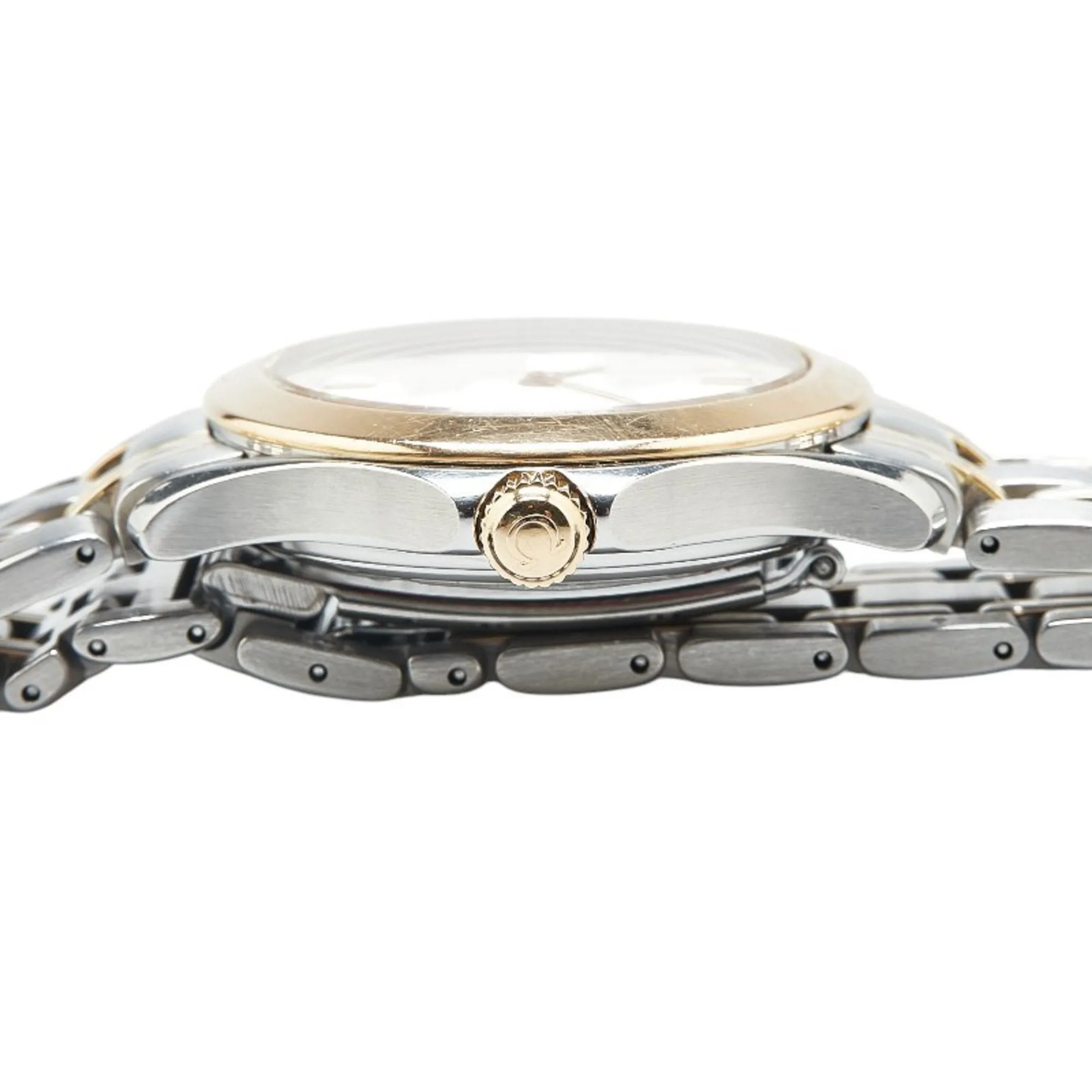 Omega Stainless Steel yellow gold (18K) Wristwatch (Pre-Owned)