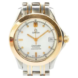 Omega Stainless Steel yellow gold (18K) Wristwatch (Pre-Owned)