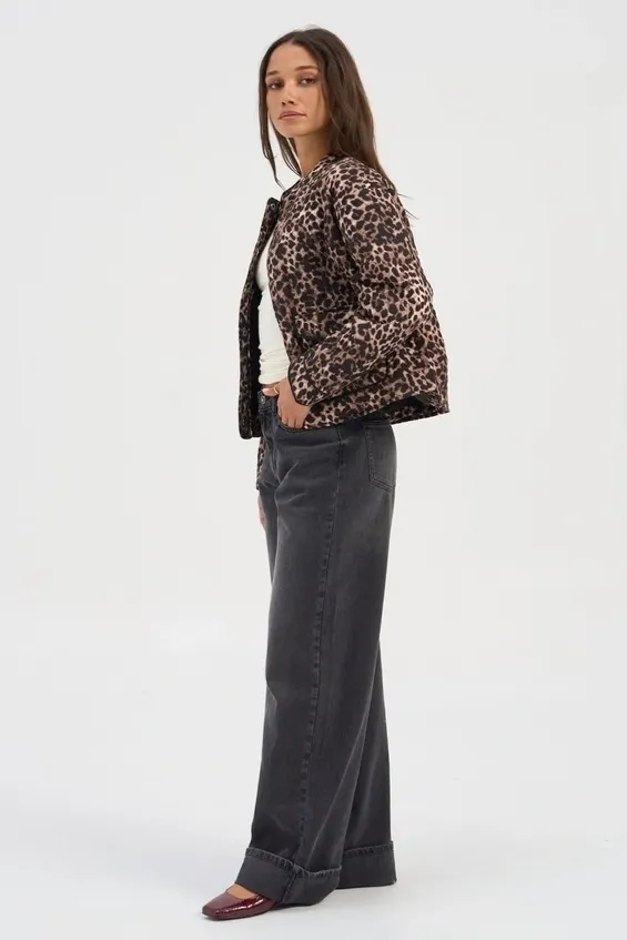 ONLY Hallie Quilted Jacket Animal