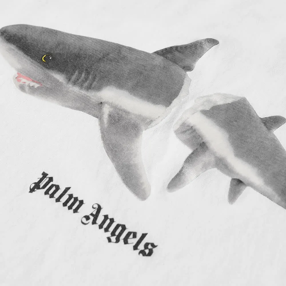 Palm Angels White Shark T-Shirt