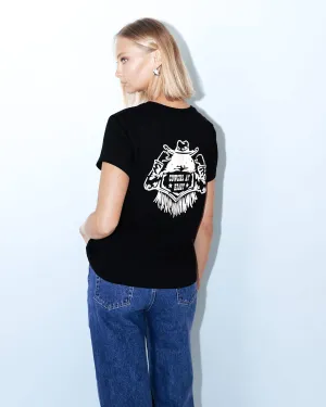 Paper Heart Cowgirl At Heart Vintage T'Shirt - Charcoal