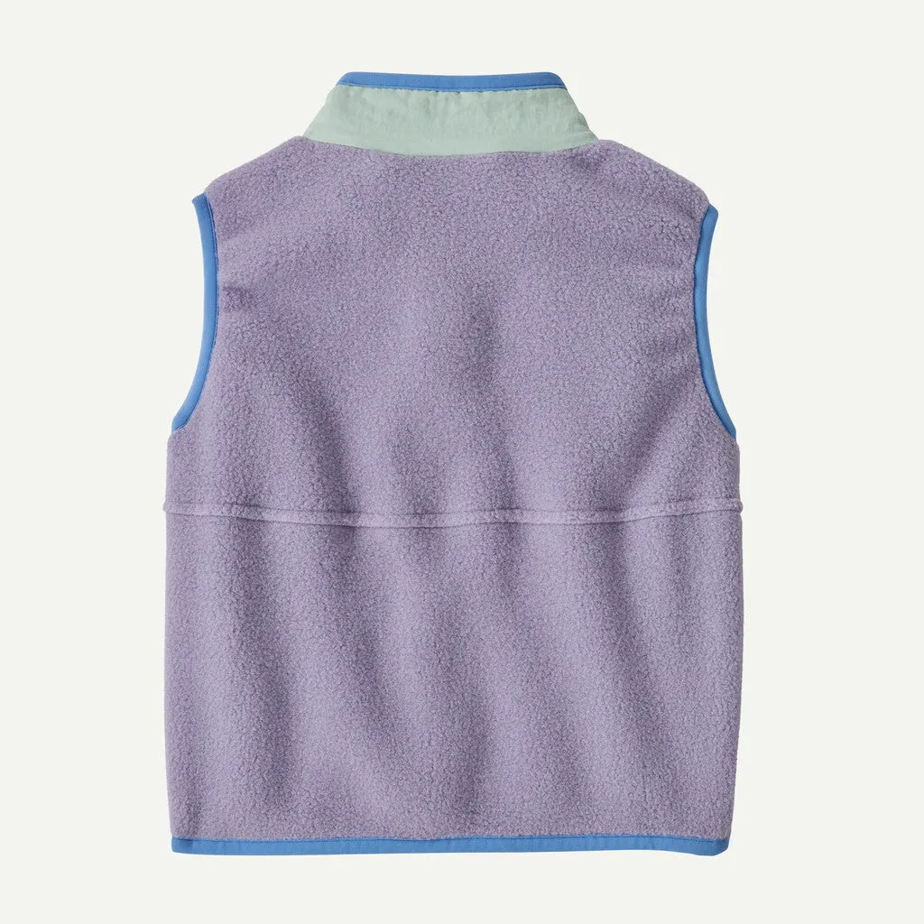 Patagonia Baby Synchilla Fleece Vest - Concrete Purple