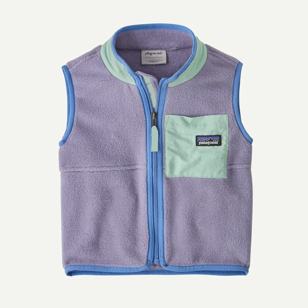 Patagonia Baby Synchilla Fleece Vest - Concrete Purple