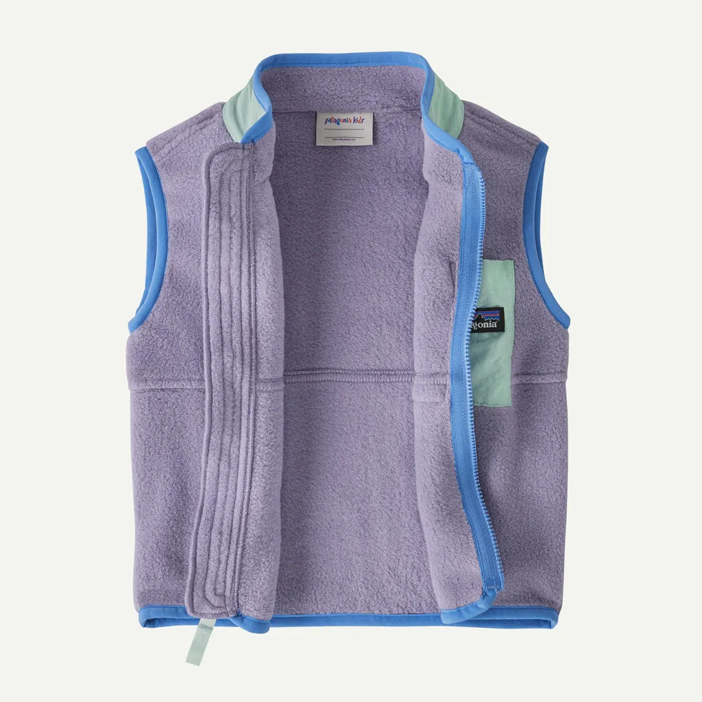 Patagonia Baby Synchilla Fleece Vest - Concrete Purple