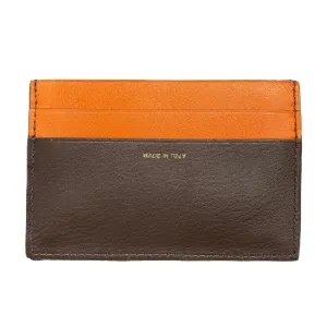 Paul Smith Classic Grey & Orange Cardholder