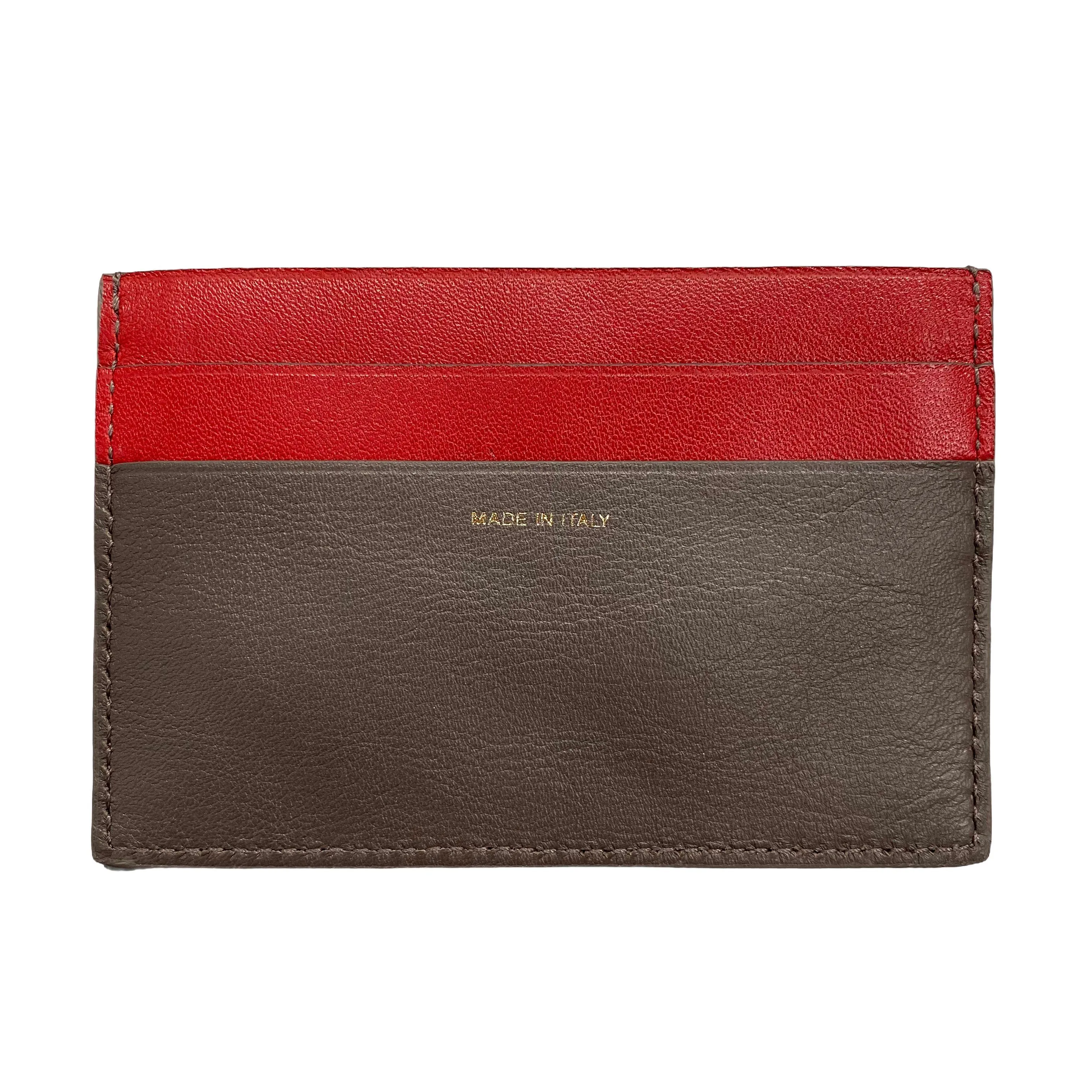 Paul Smith Classic Grey & Red Cardholder