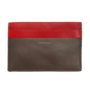Paul Smith Classic Grey & Red Cardholder