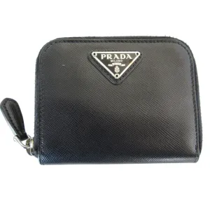 Prada Leather Coin Purse/Coin Case (Pre-Owned)