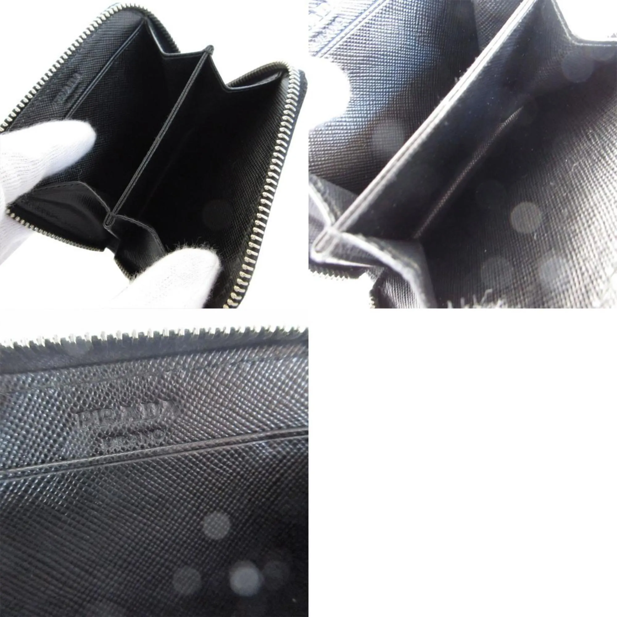 Prada Leather Coin Purse/Coin Case (Pre-Owned)