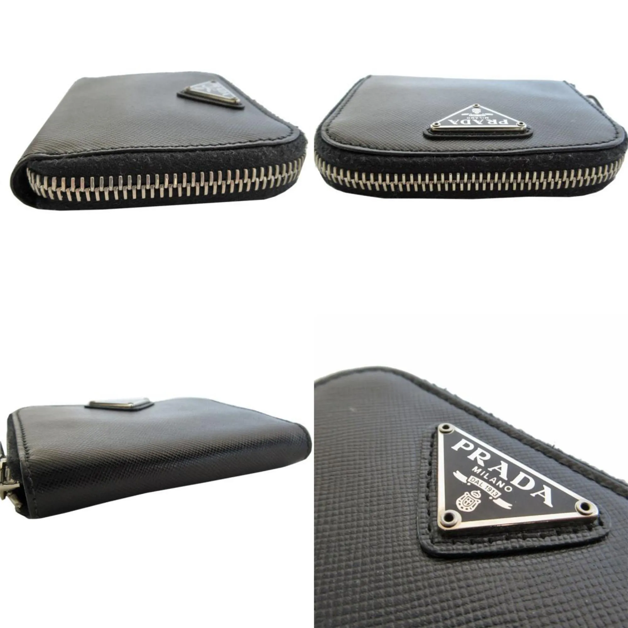 Prada Leather Coin Purse/Coin Case (Pre-Owned)