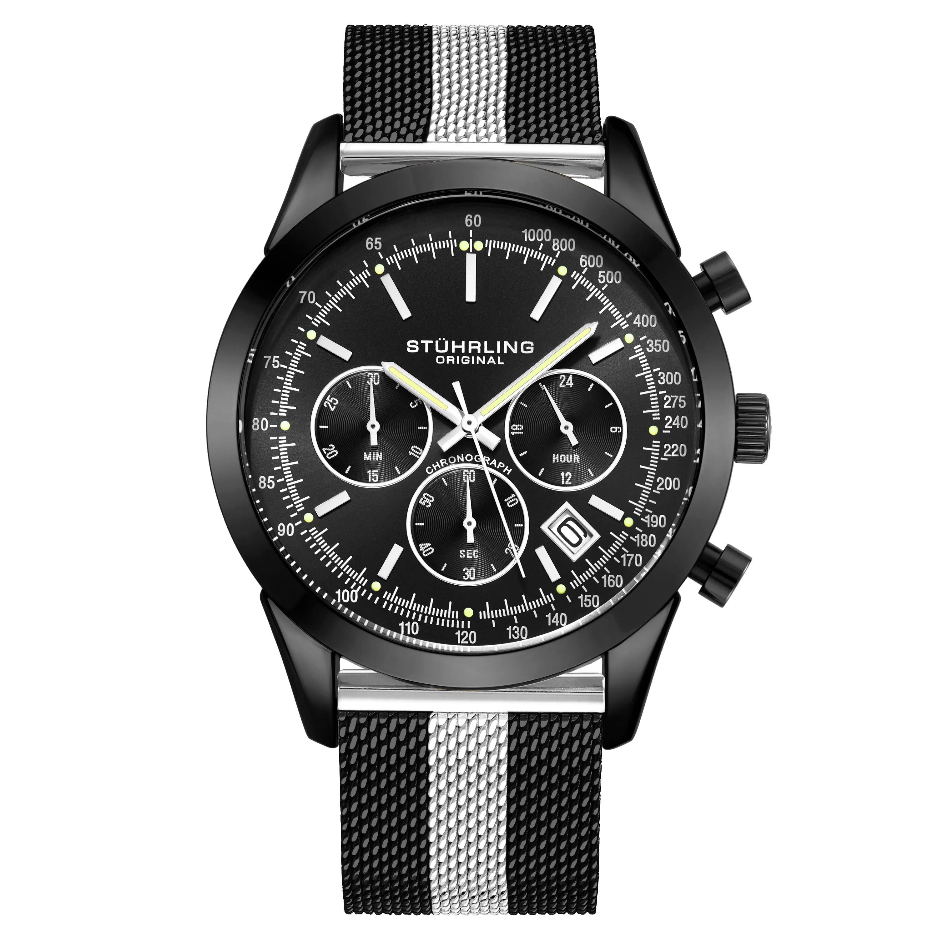 Preston 3975 Quartz 44mm Chronograph