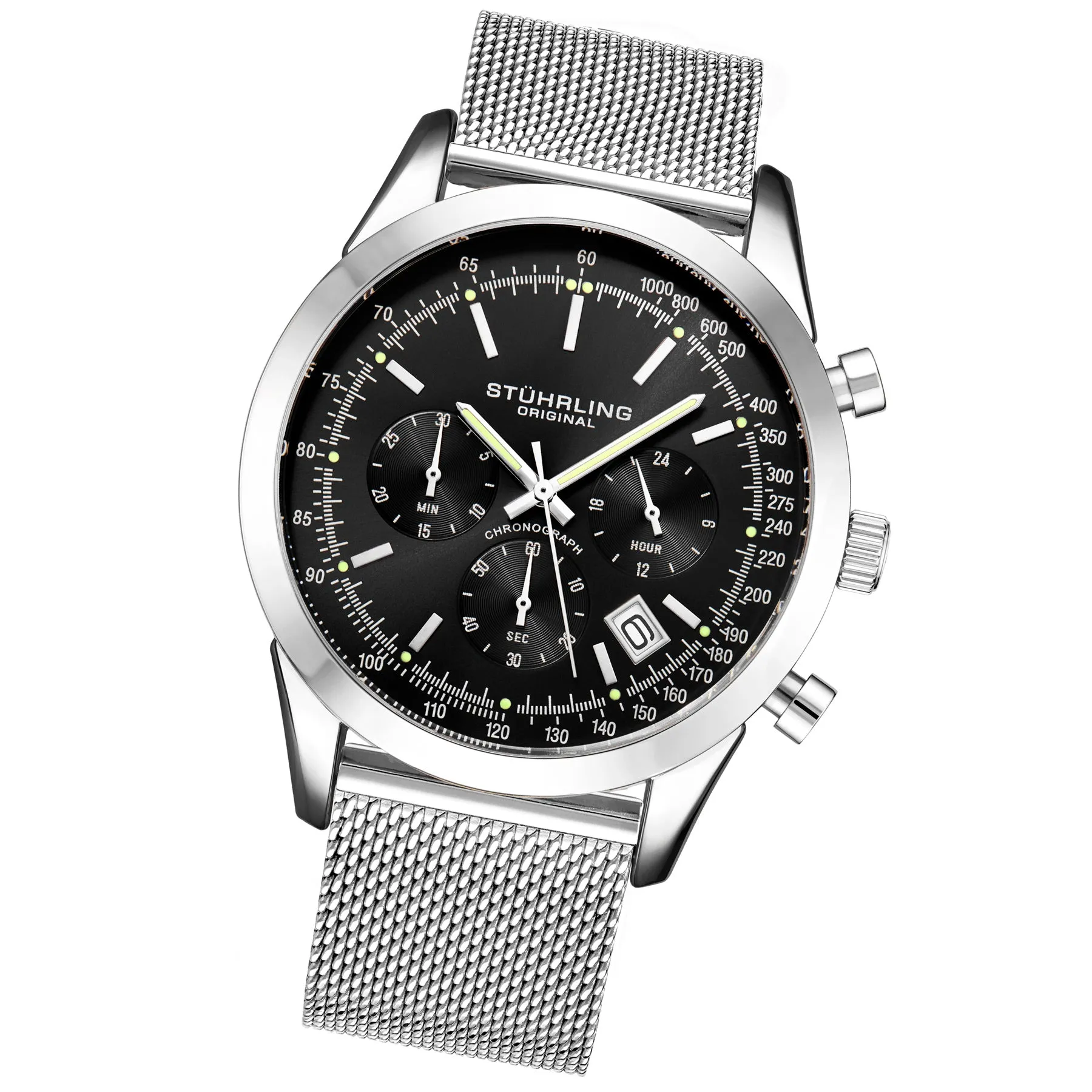 Preston 3975 Quartz 44mm Chronograph