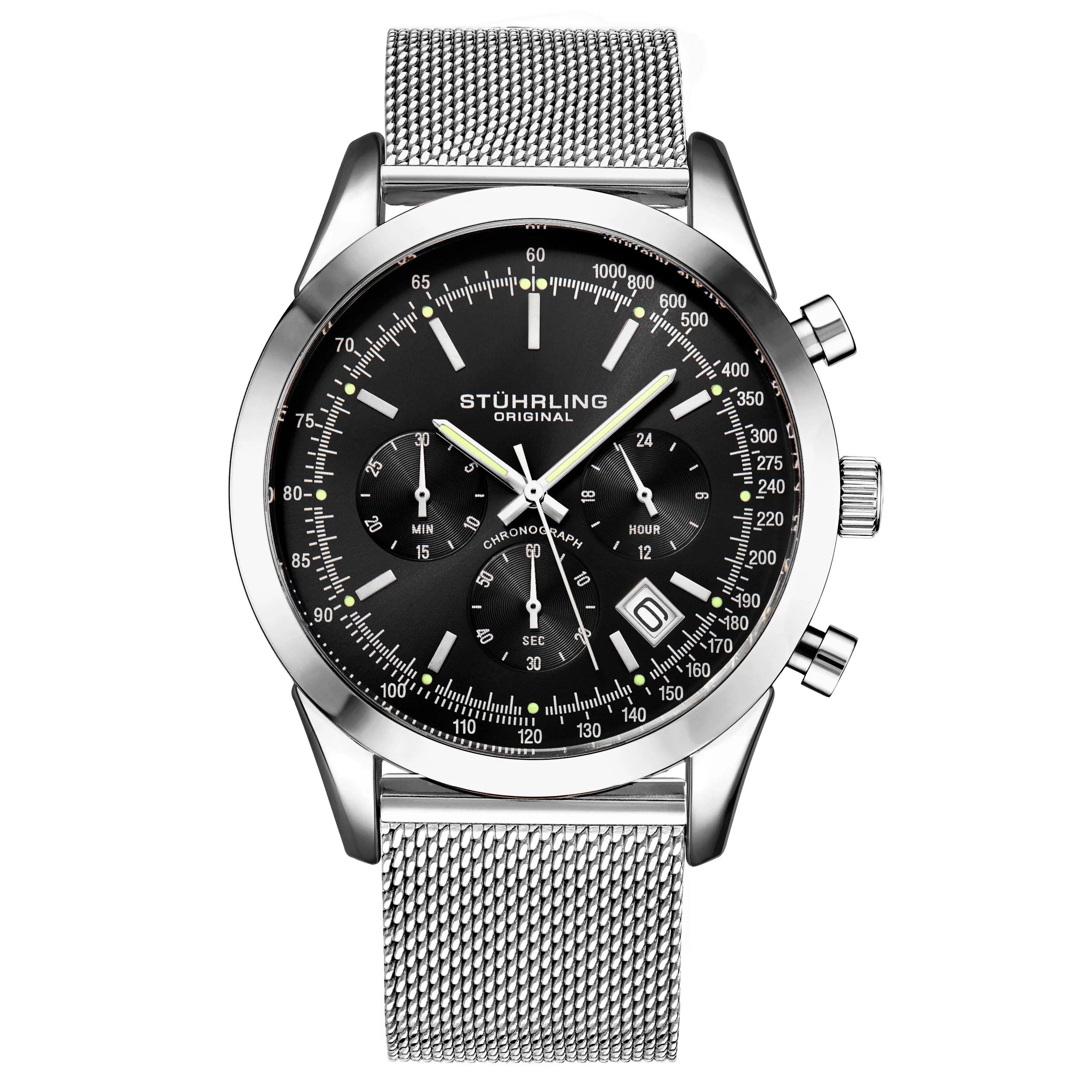 Preston 3975 Quartz 44mm Chronograph