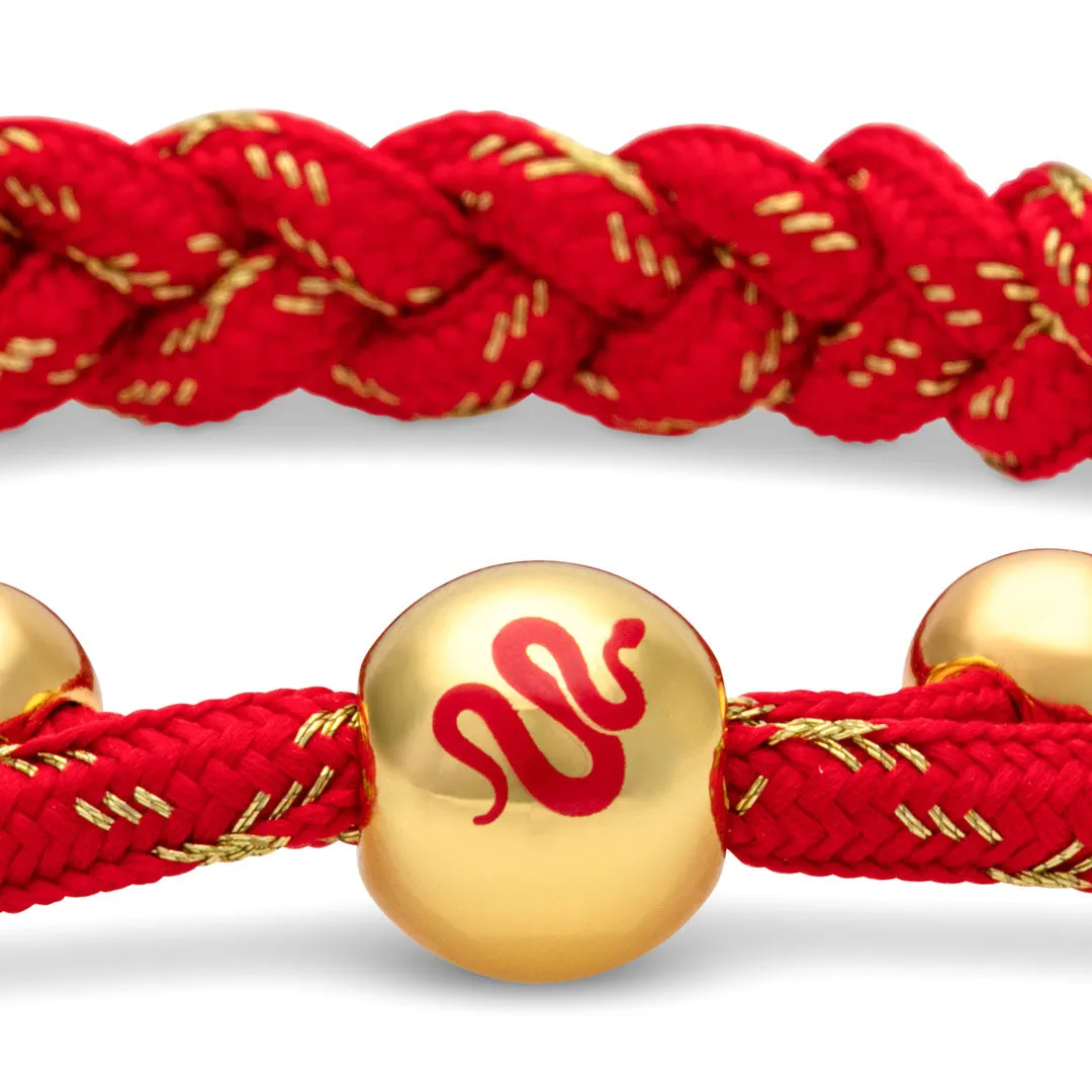 Rastaclat Original Hand Braided Lunar New Year (Snake) Adjustable Bracelet