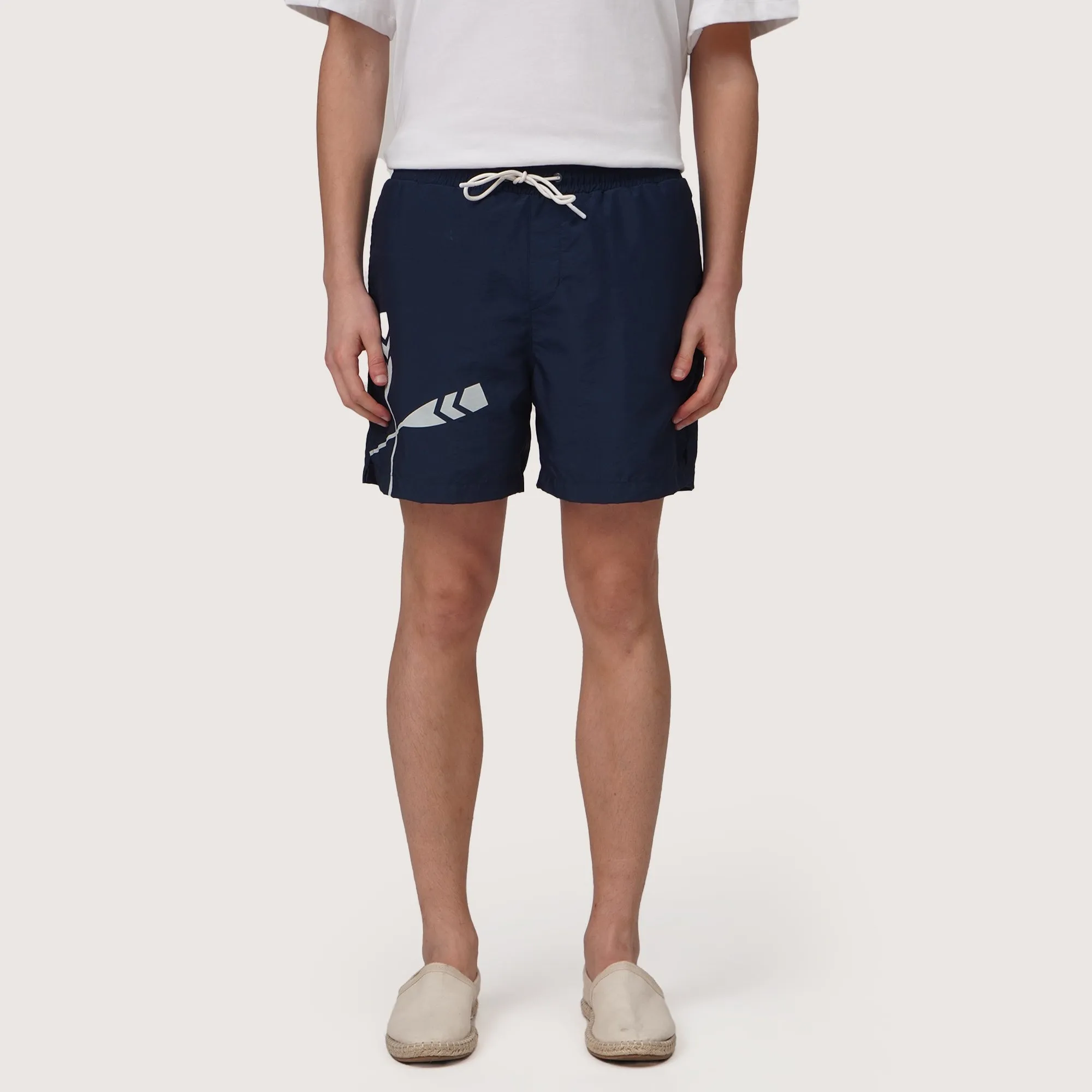 Regatta- Regular Fit Boardshorts In Nylon With Oar Branding