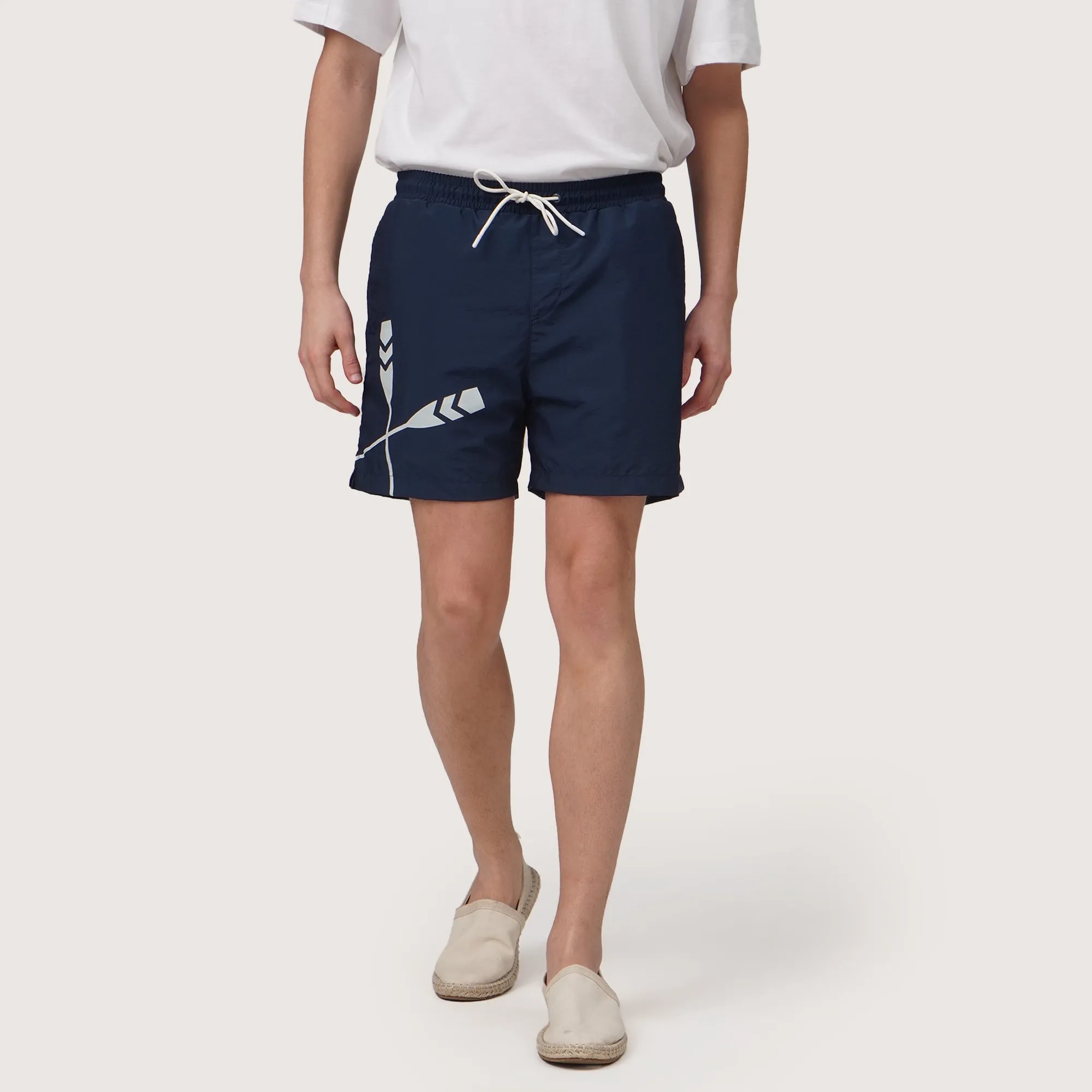 Regatta- Regular Fit Boardshorts In Nylon With Oar Branding