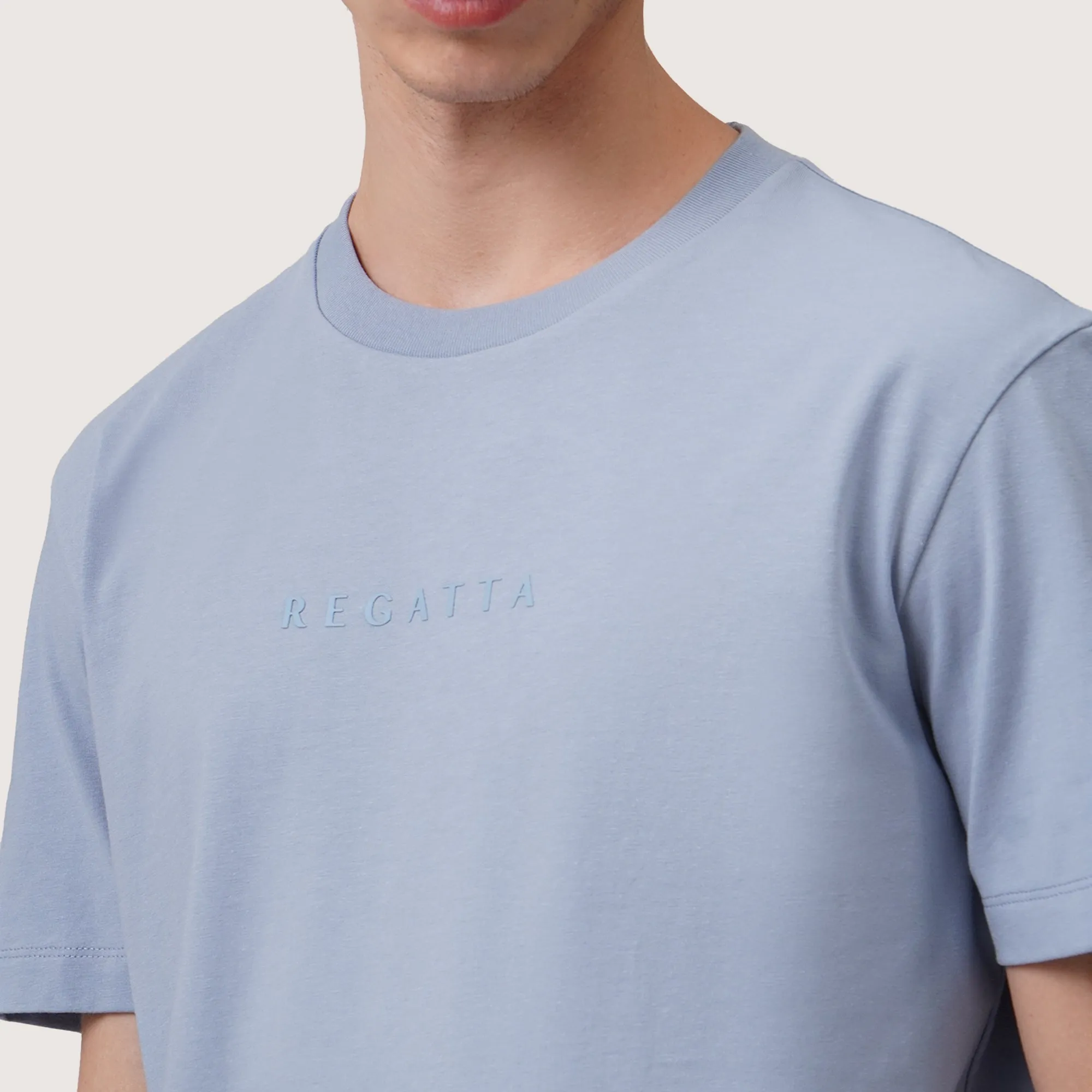 Regatta- Regular Fit Branding T-Shirt In Tonal Print