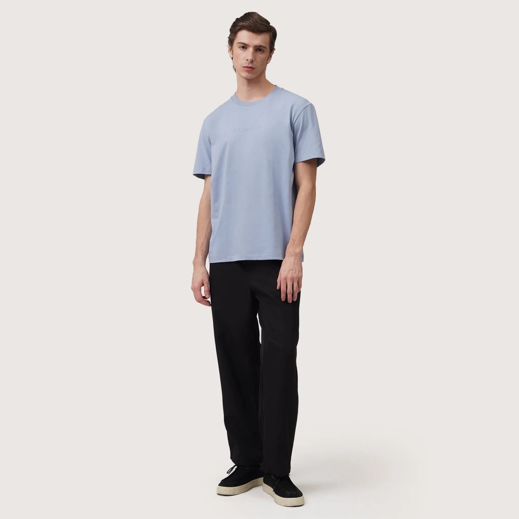 Regatta- Regular Fit Branding T-Shirt In Tonal Print