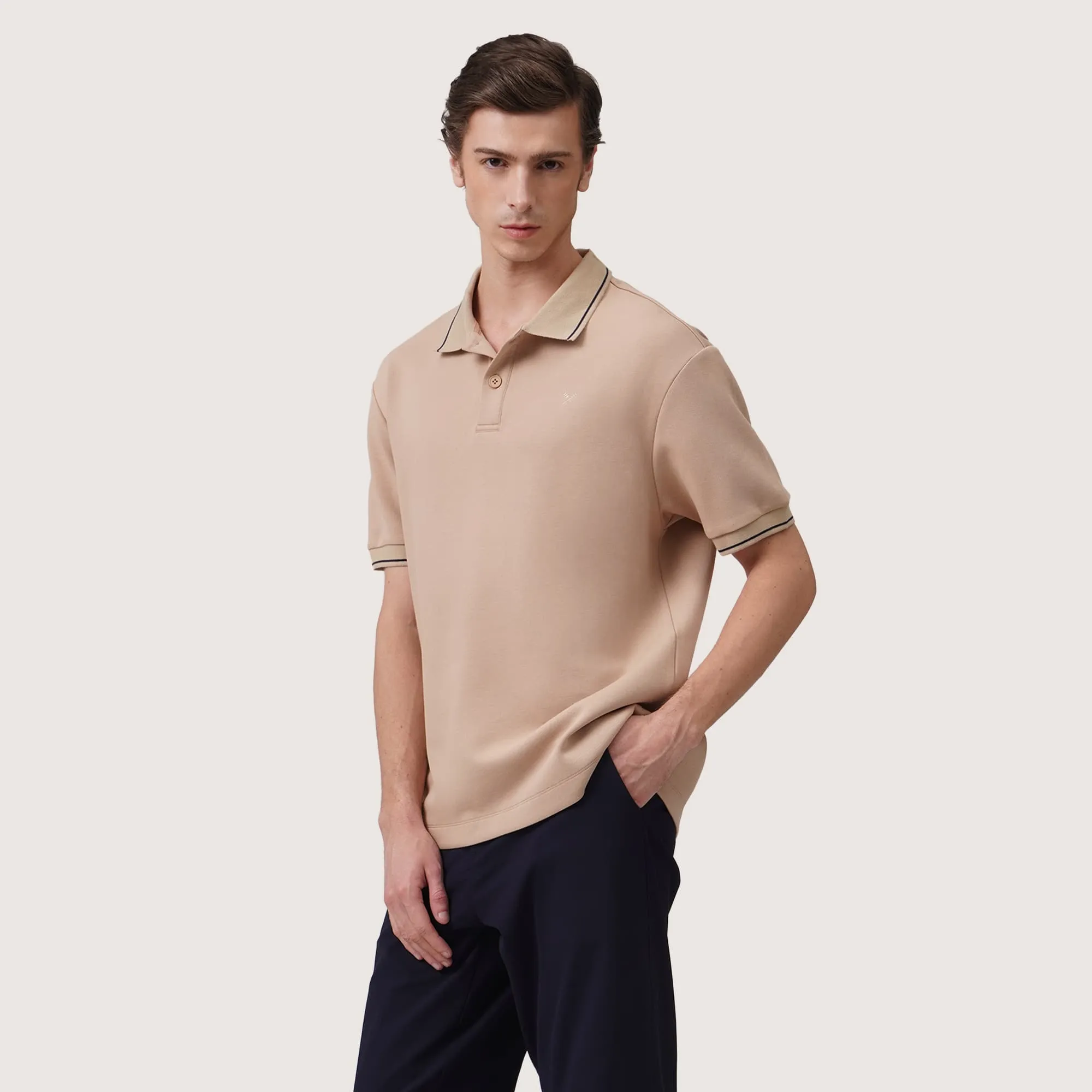 Regatta- Regular Fit Polo Shirt With Contrast Tipping Detail In Honeycomb Pique