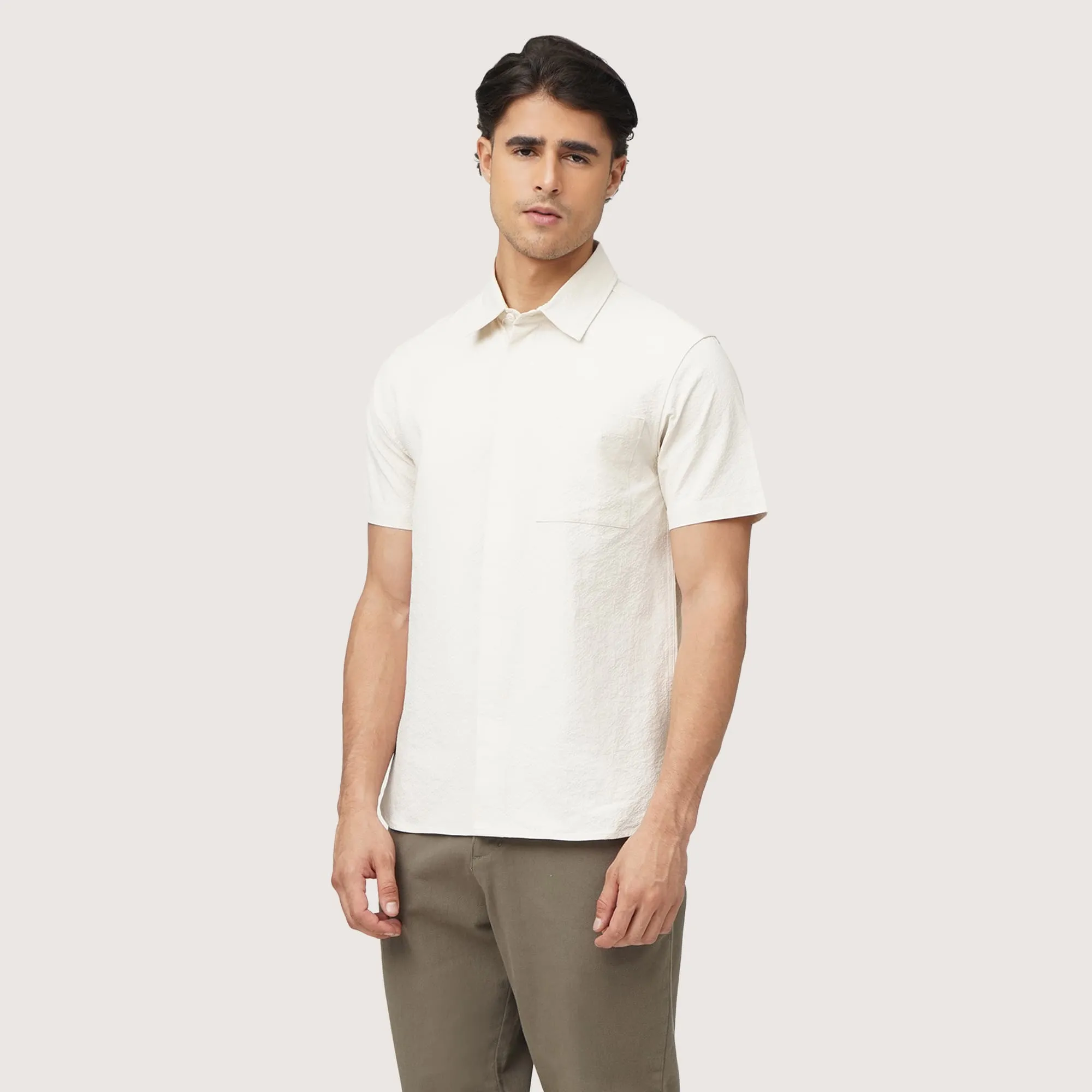 Regatta- Regular Fit Shirt With Concealed Placket