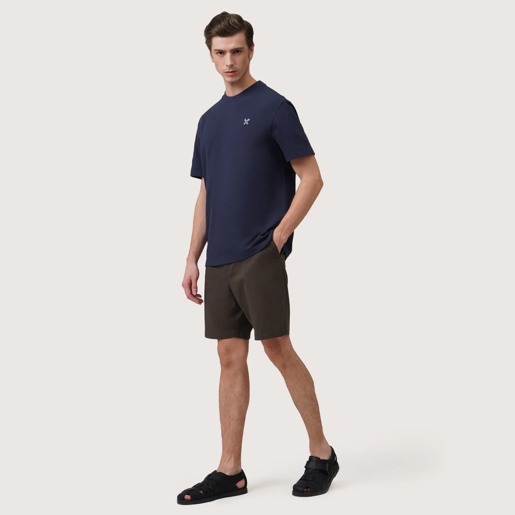 Regatta- Regular Fit T-Shirt In Two-Tone Pique