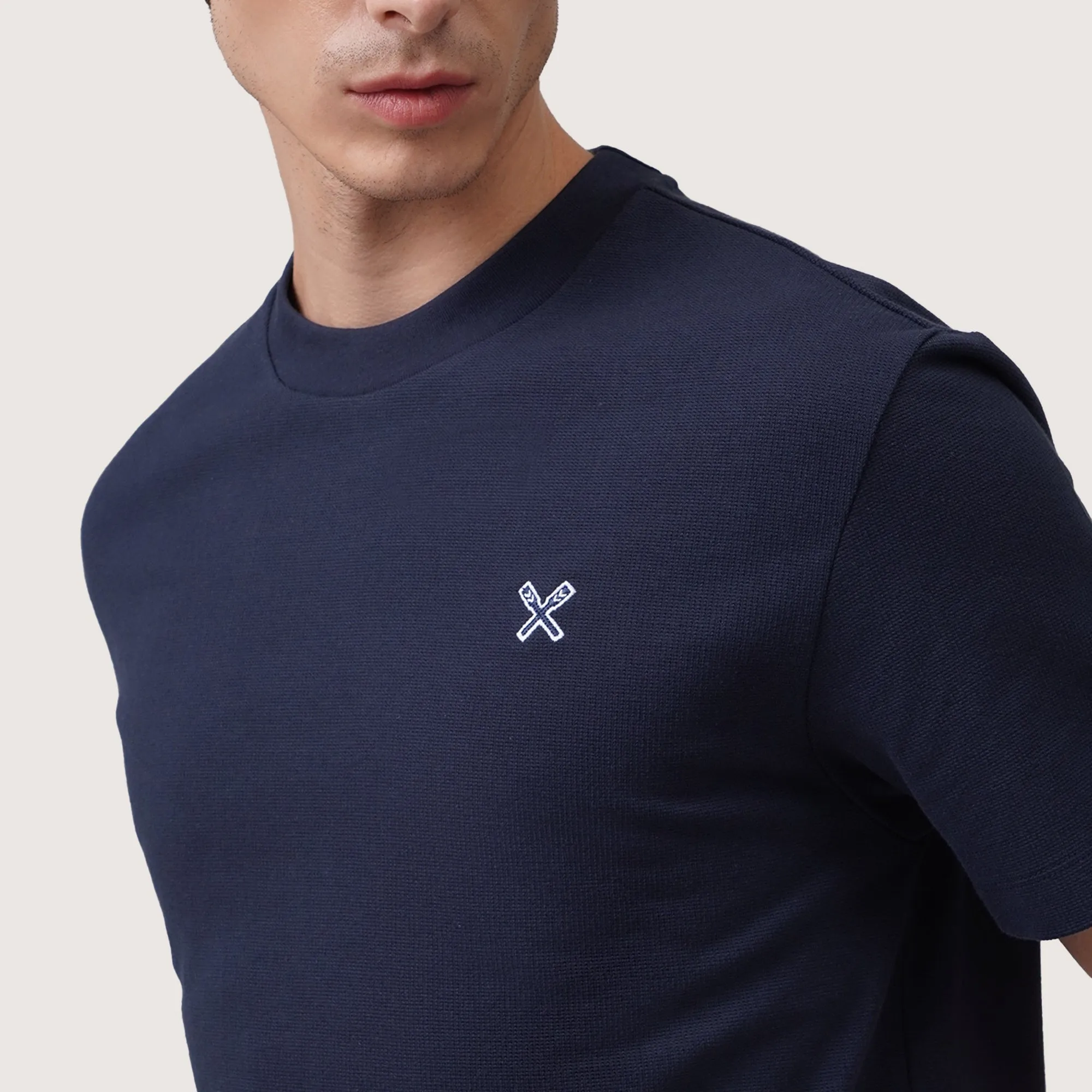 Regatta- Regular Fit T-Shirt In Two-Tone Pique