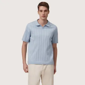 Regatta- Regular Fit V-Placket Polo Shirt In Knitted Fabric