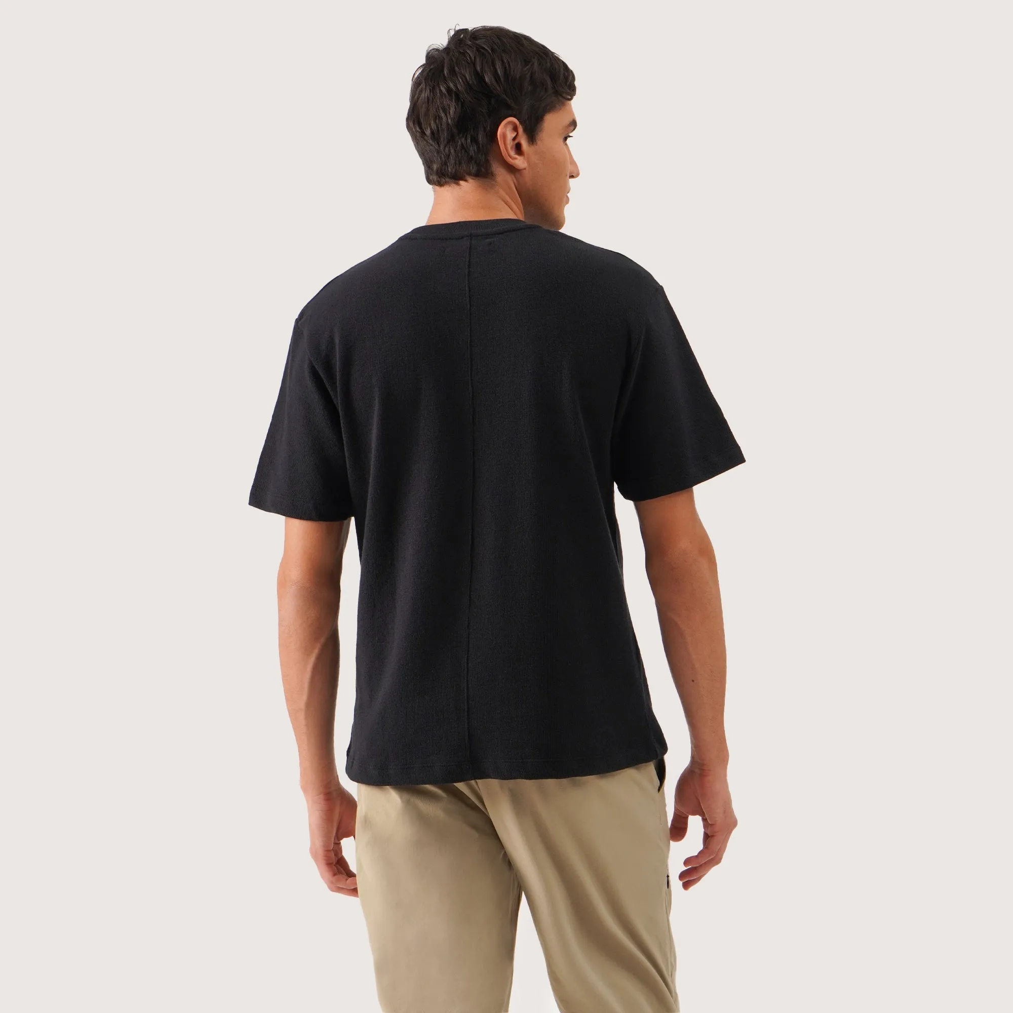 Regatta- Relaxed Fit T-Shirt In Textured Knit With Front Pocket