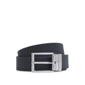 Reversible belt in Italian leather