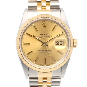 Rolex Stainless Steel yellow gold (18K) Wristwatch (Pre-Owned)