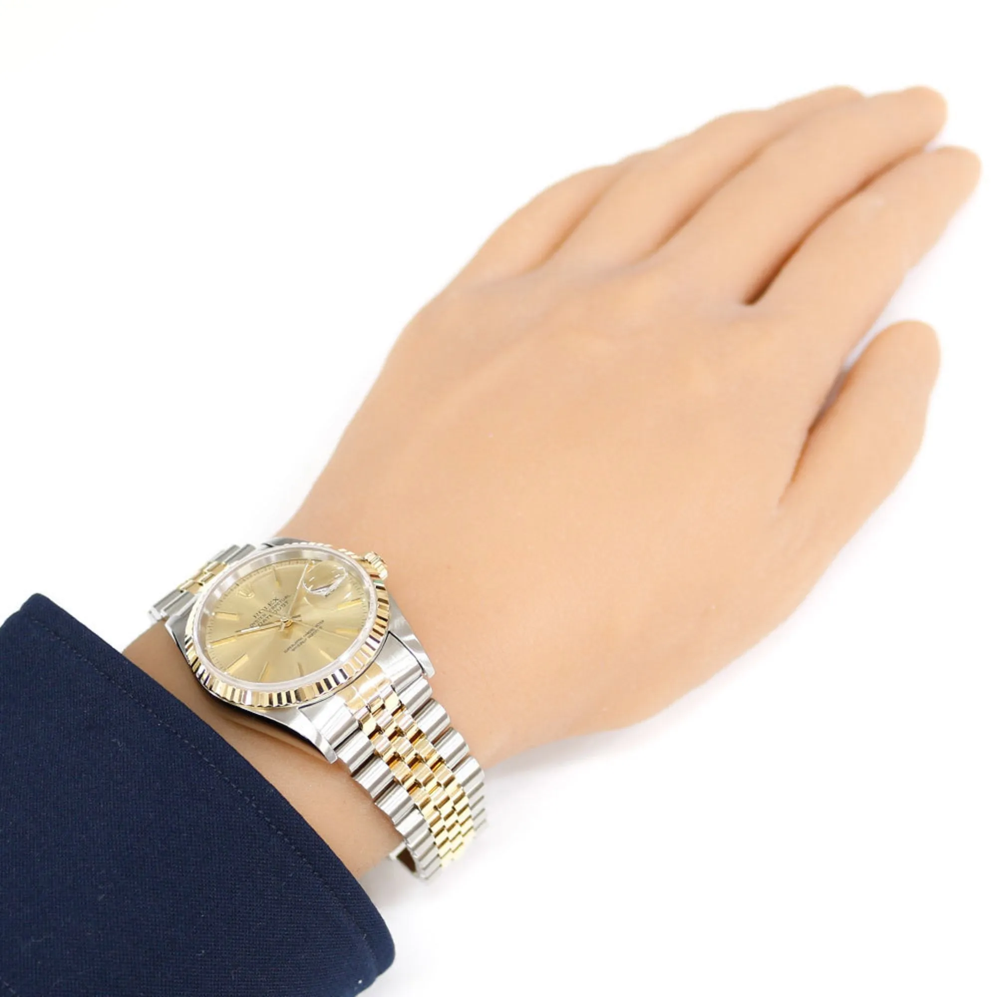 Rolex Stainless Steel yellow gold (18K) Wristwatch (Pre-Owned)