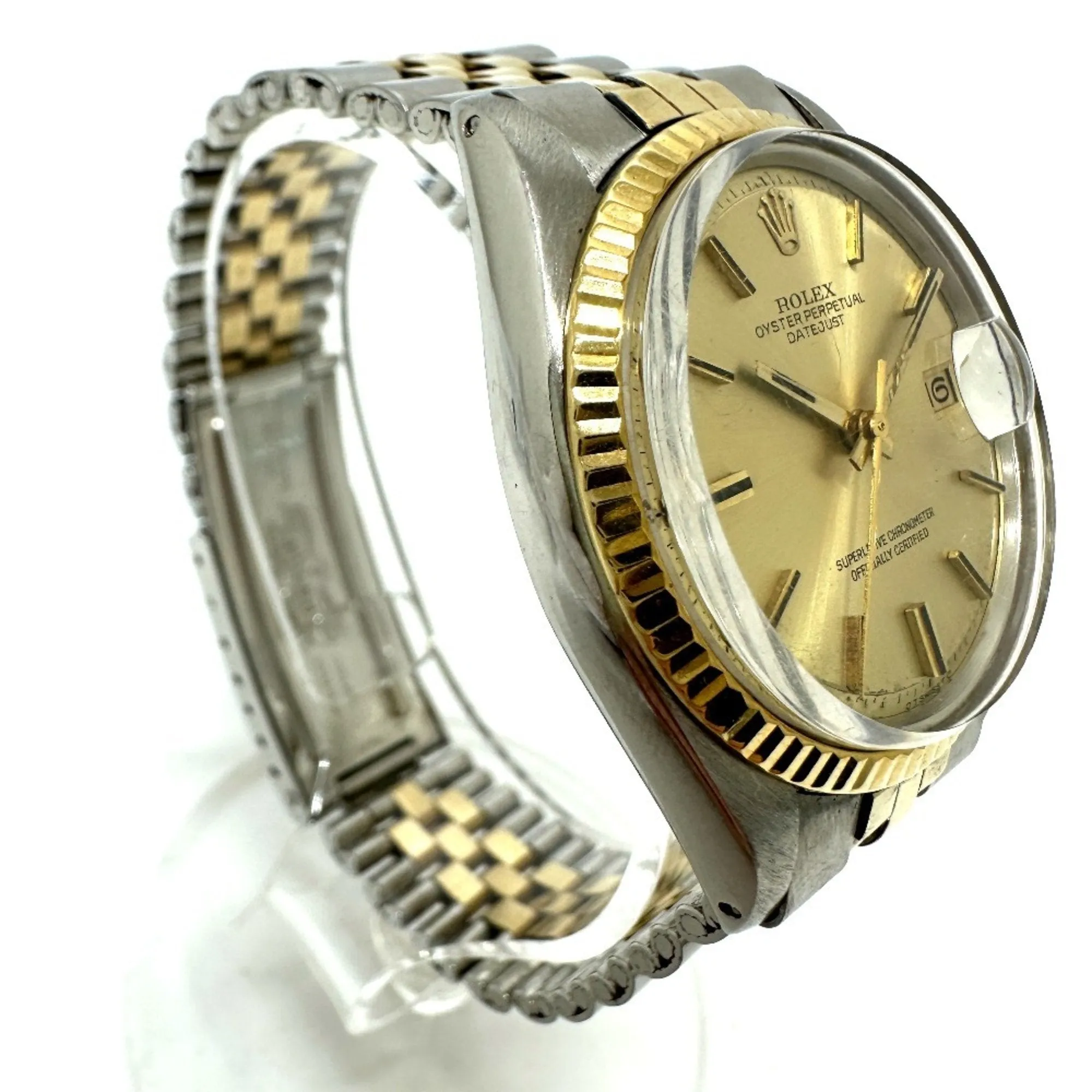 Rolex Stainless Steel yellow gold Wristwatch (Pre-Owned)