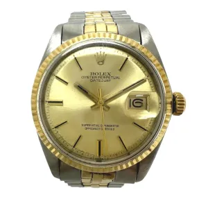 Rolex Stainless Steel yellow gold Wristwatch (Pre-Owned)