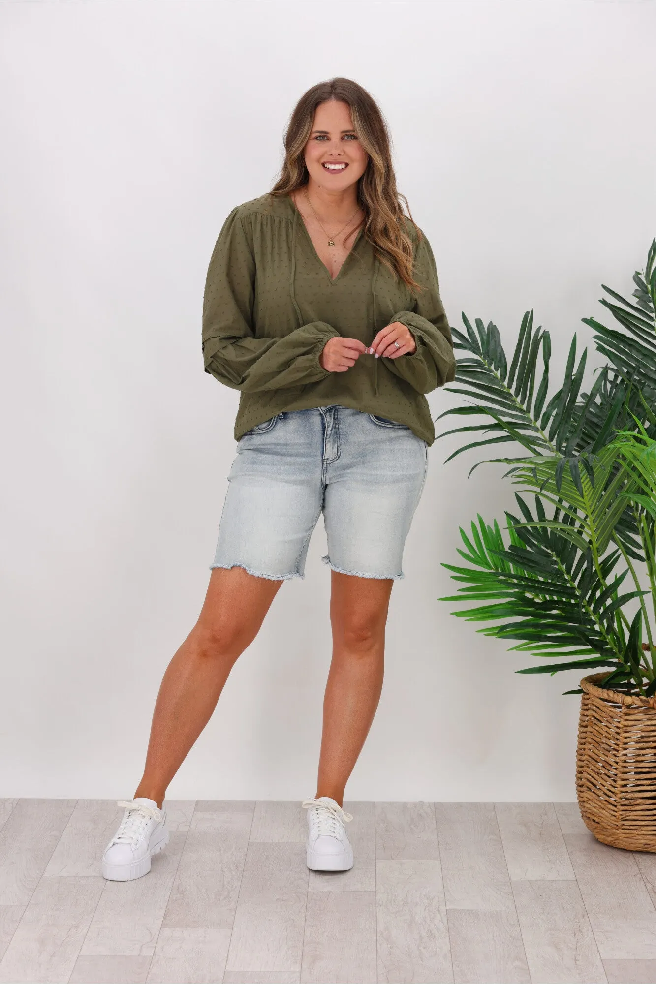 RPM August Blouse Khaki