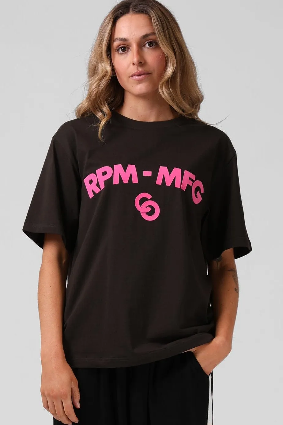 RPM Link Tee Black Coffee
