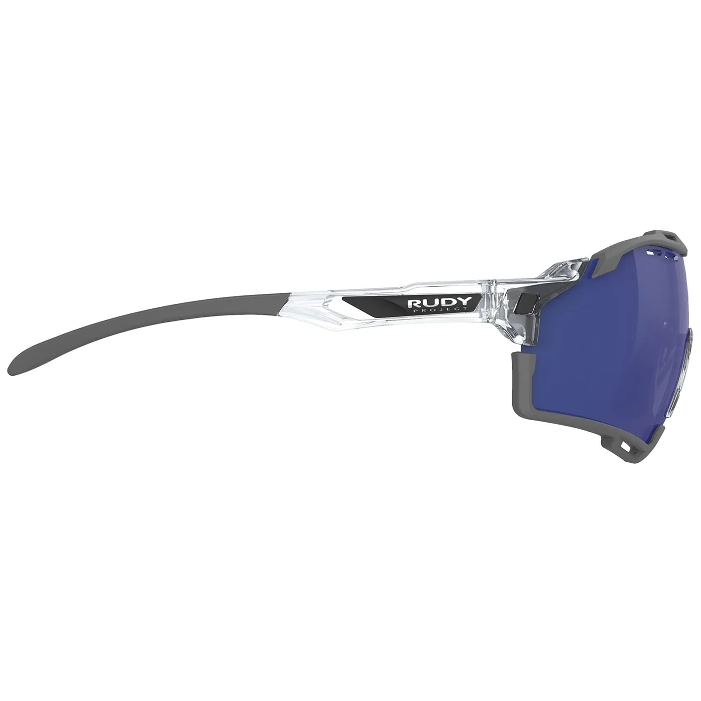 Rudy Cutline Glasses - Crystal Gloss Multilaser Deep Blue 