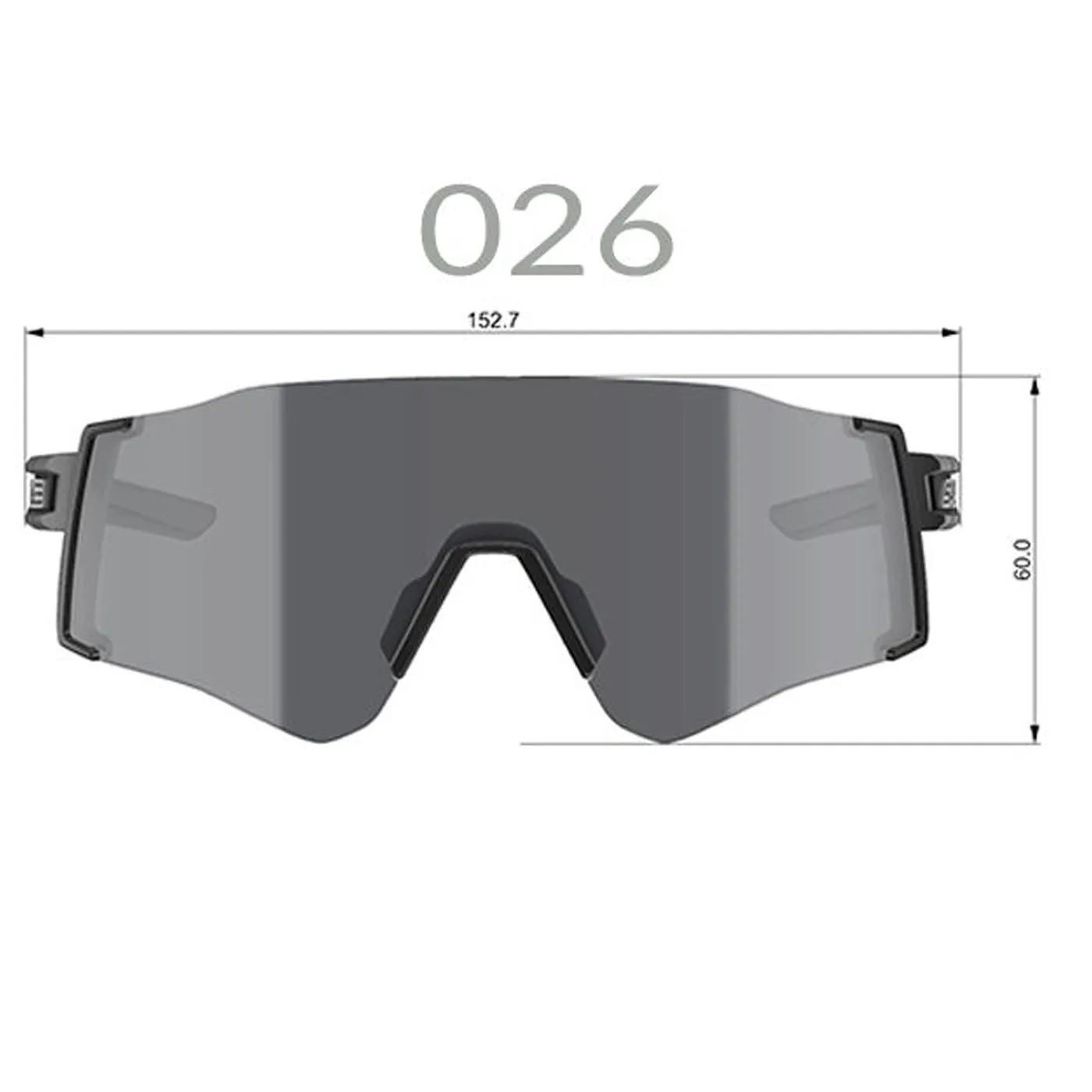 Salice 026 RW sunglasses - Lime black