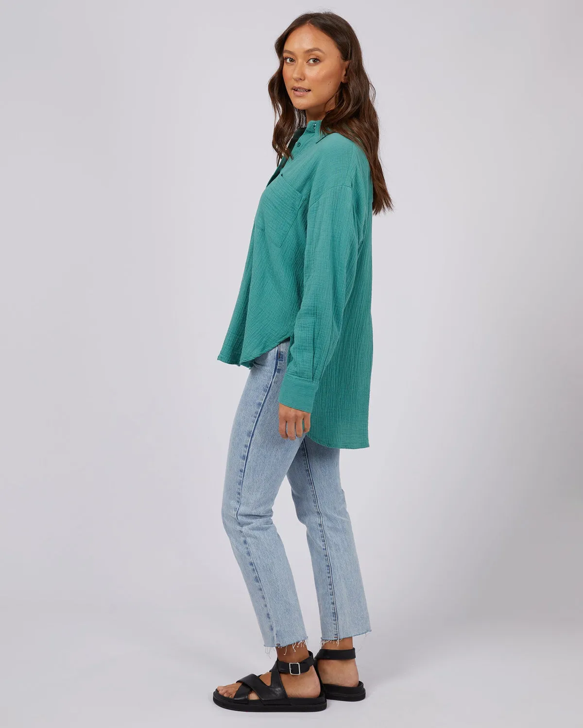Silent Theory Mahlia Shirt Green