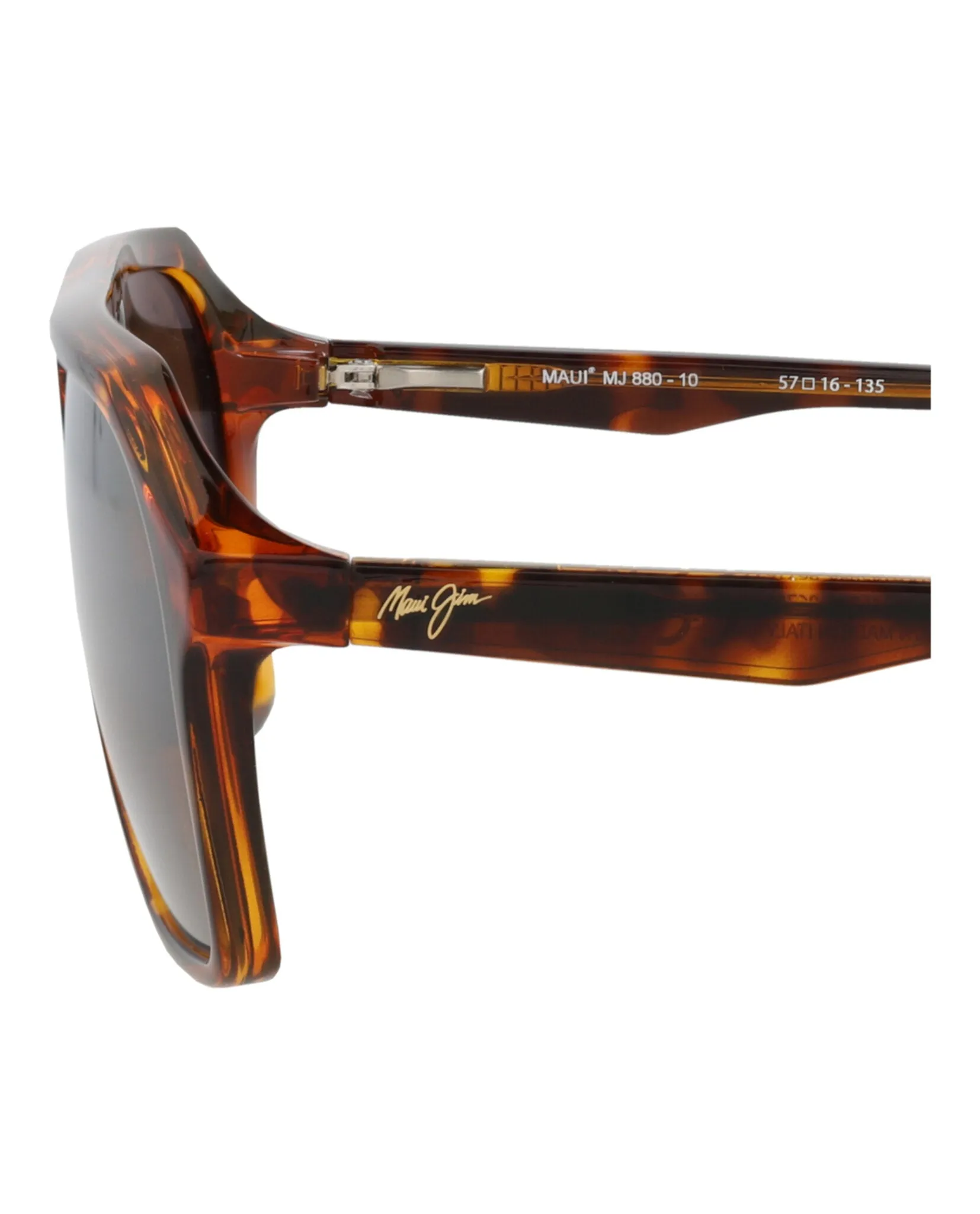 Square-Frame Injection Sunglasses