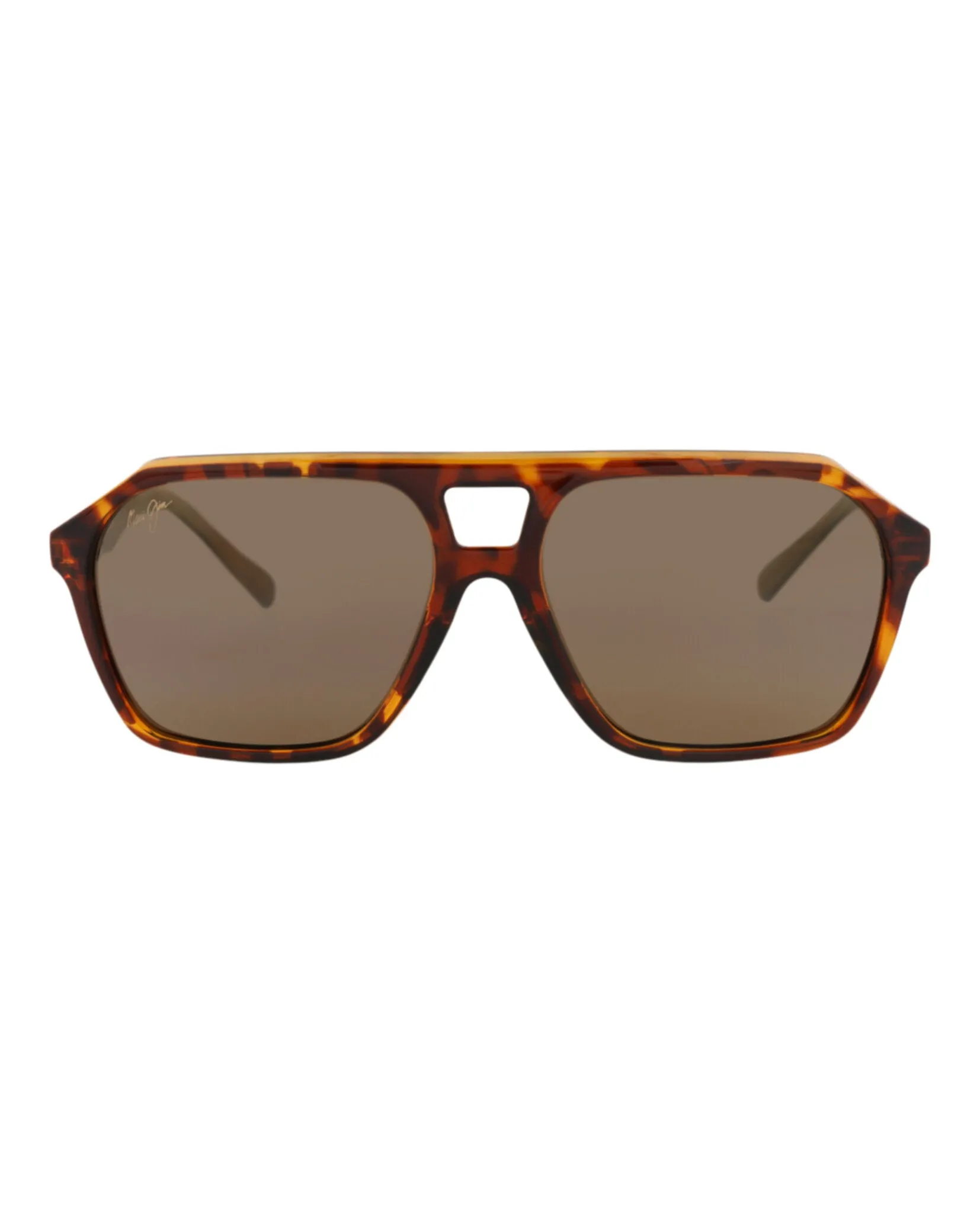 Square-Frame Injection Sunglasses