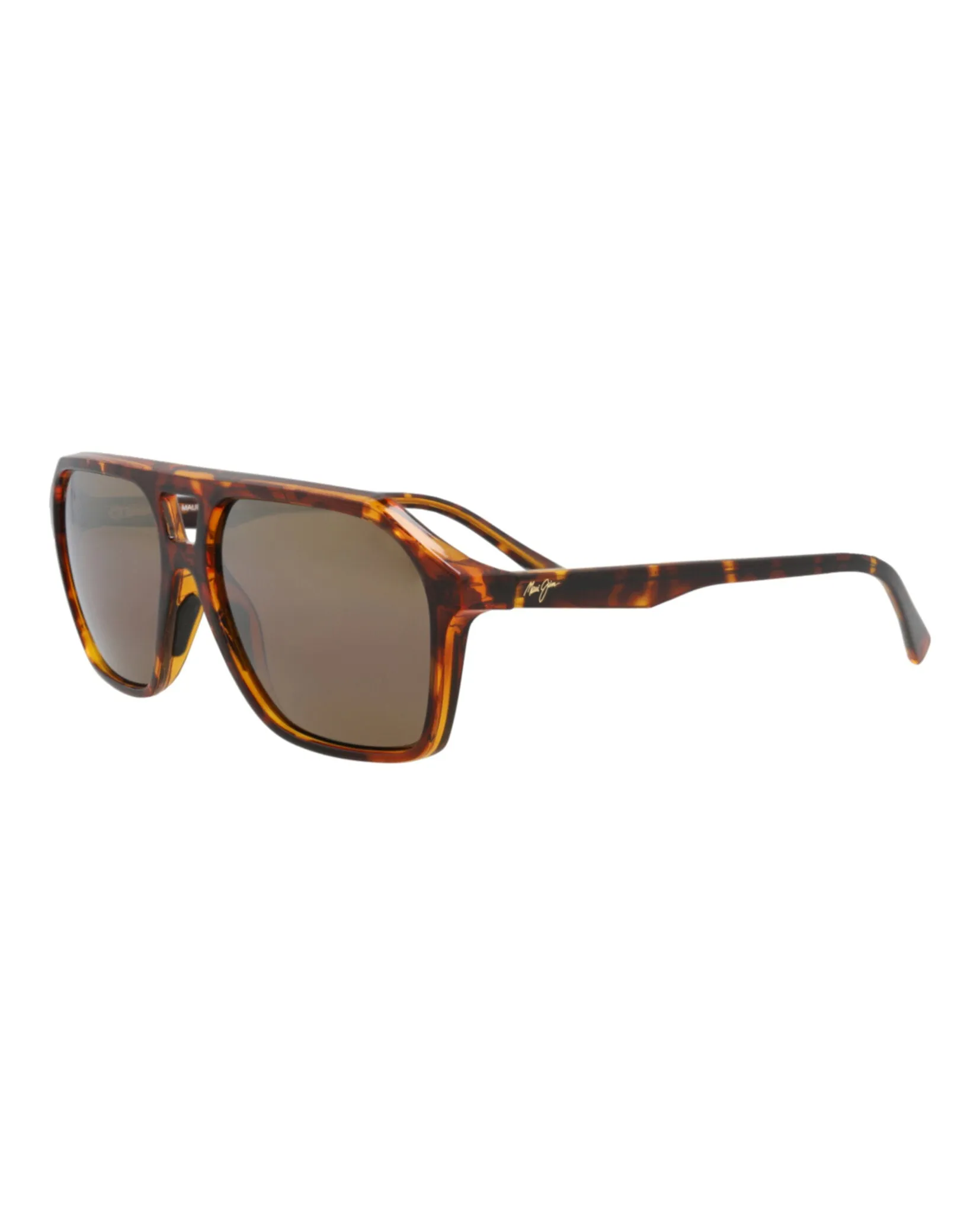 Square-Frame Injection Sunglasses