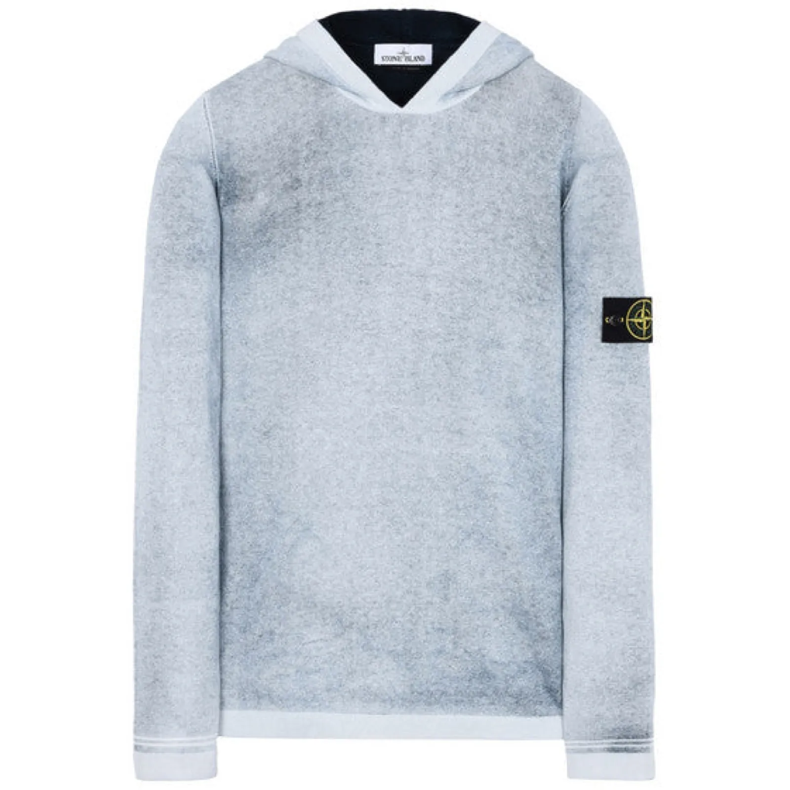 Stone Island Hand Sprayed Knitted Hoodie