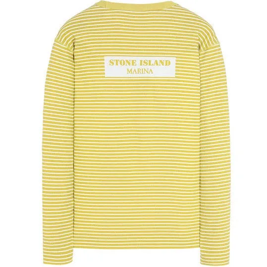 Stone Island Marina Yellow Long Sleeve Tee