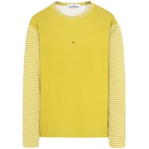 Stone Island Marina Yellow Long Sleeve Tee