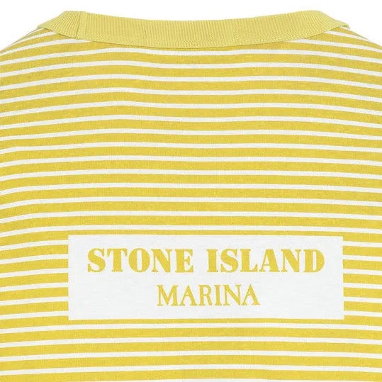 Stone Island Marina Yellow Long Sleeve Tee